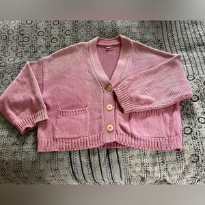Well-loved Babáa cotton cardigan no. 18. Oversized fit-will fit small to large.